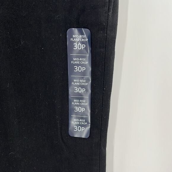 J. Crew Women's Mid-Rise Flare Crop All Day Stretch - Black - 30P - NWT - Picture 4 of 11